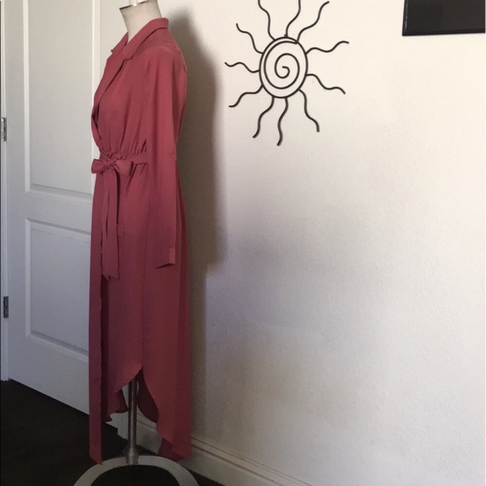 NWOT MAUVE Favlux Fashion Lightweight Duster Dress - Picture 4 of 9